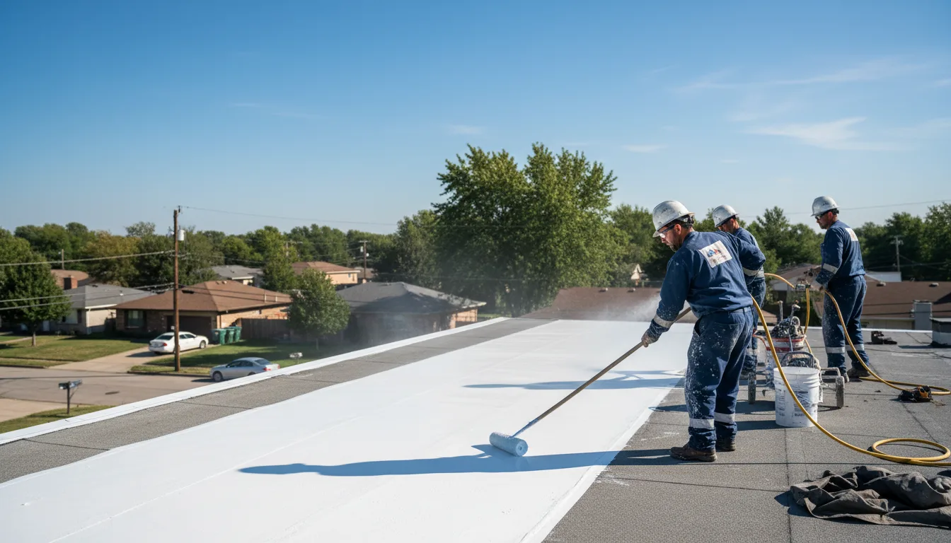 Commercial roof coating in Saint Charles, IA near me